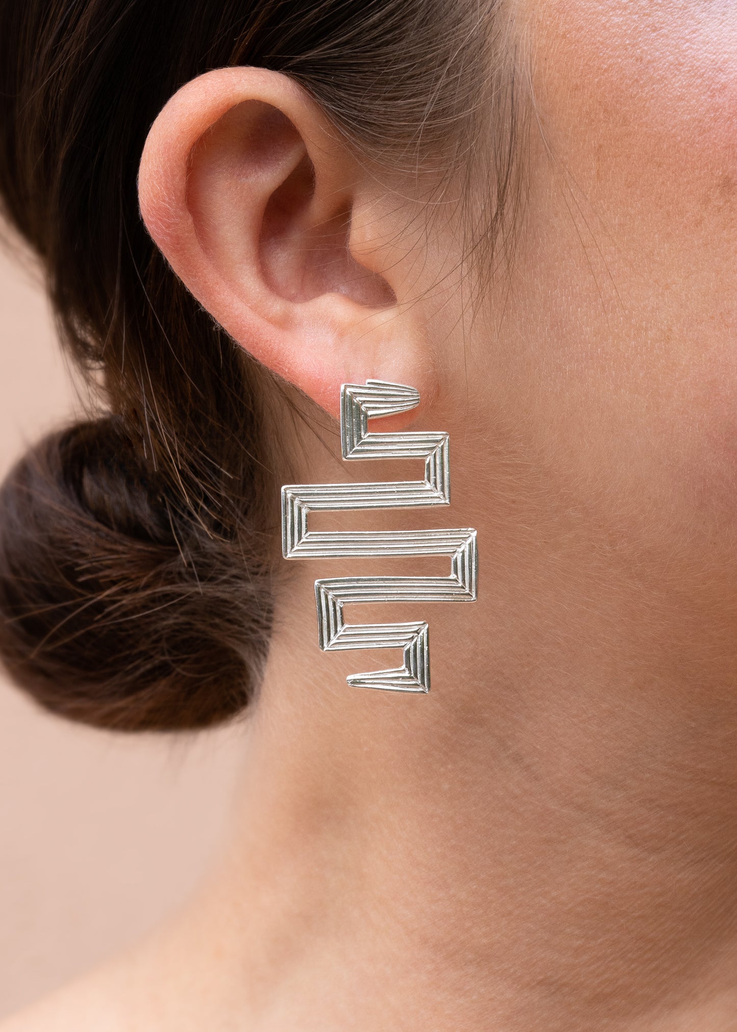 Meandering Snake Earrings