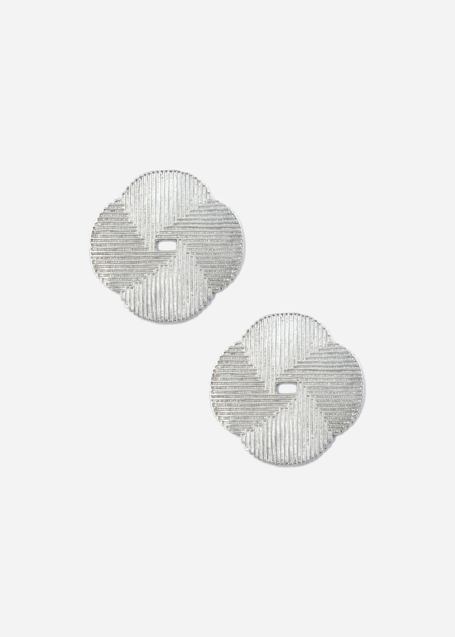 Square Flower Earrings