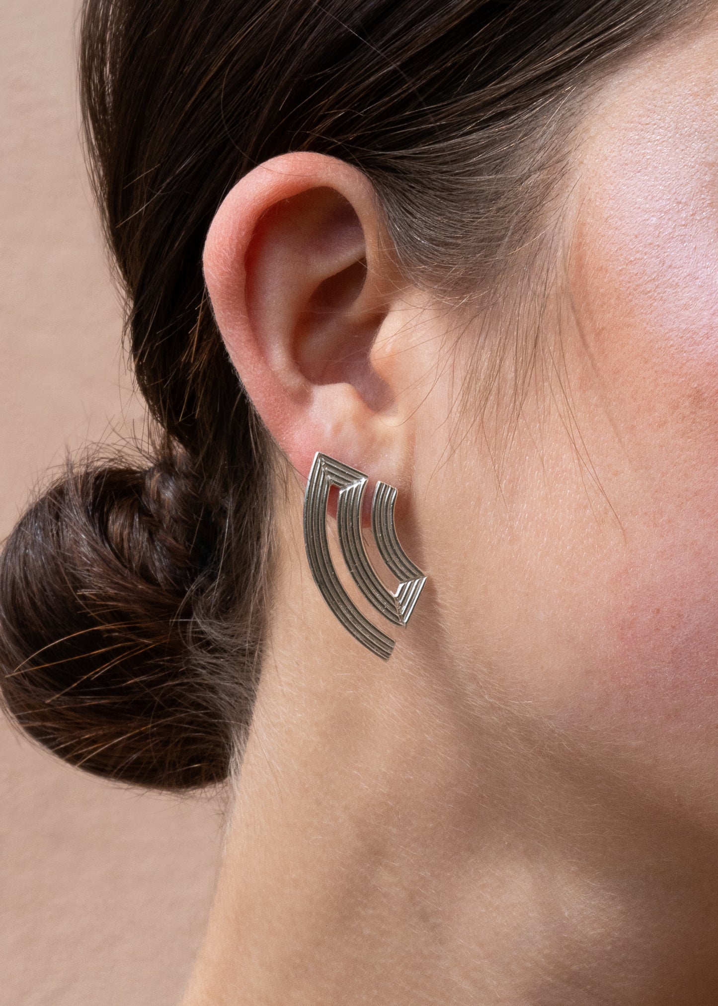 Meandering Arc Earrings