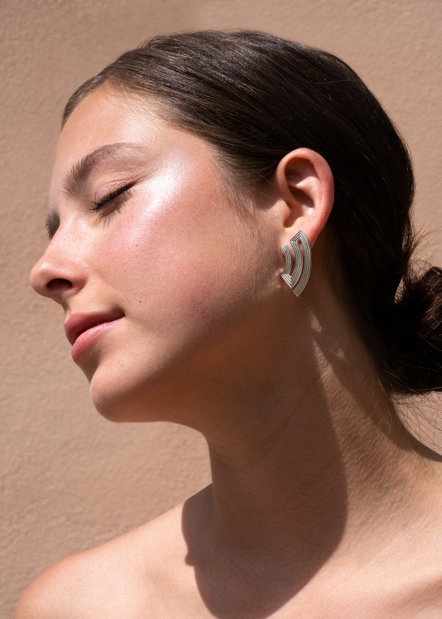 Meandering Arc Earrings